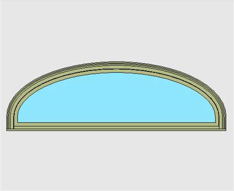 Fenêtre Wide Outswing Entrance Elliptical Direct Set Revit Thousands