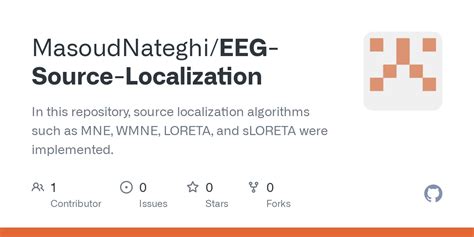 Github Masoudnateghi Eeg Source Localization In This Repository