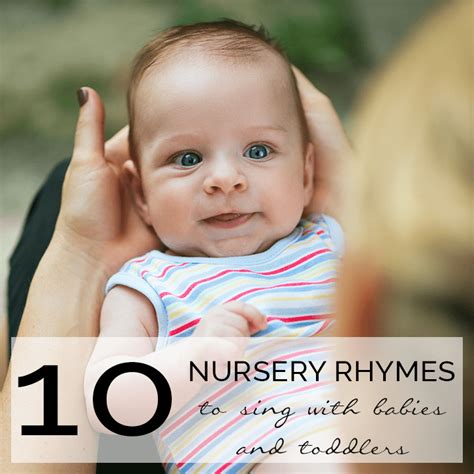 10 Classic Nursery Rhymes to sing with babies and toddlers. Includes ...