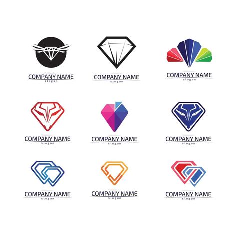 Diamond Logo Template Vector Art At Vecteezy