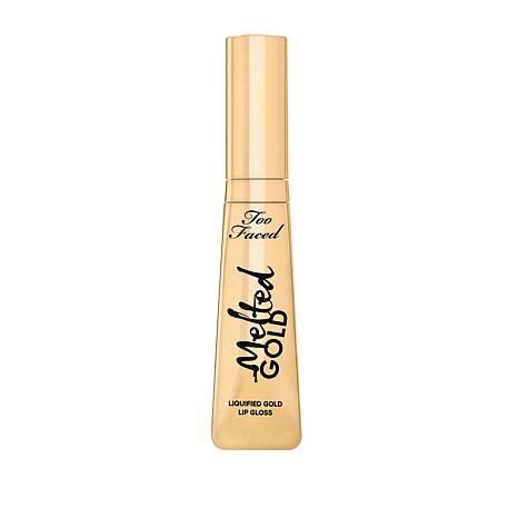 Too Faced Melted Gold Liquified Gold Lip Gloss 8580860 HSN Gold