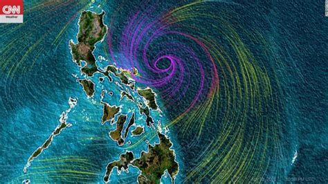 Typhoon Surigae Typhoon Bising Is Slowly Moving Away From The Eastern