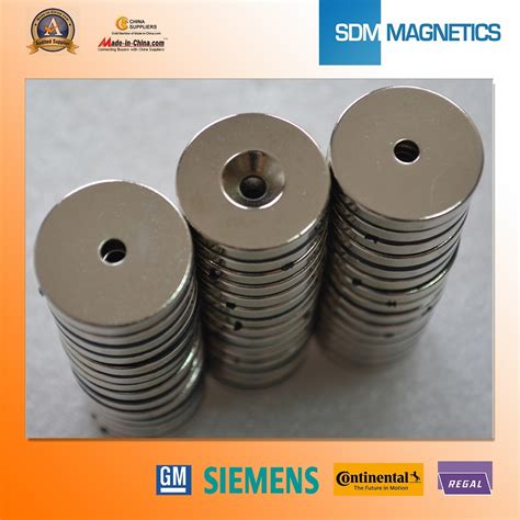 High Quality N38eh Neodymium Countersunk Magnet Magnet And Neodymium