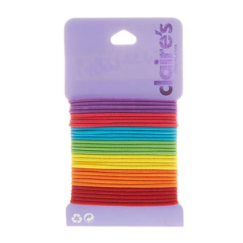 30 Non Metal Bright Hair Bobbles Claires