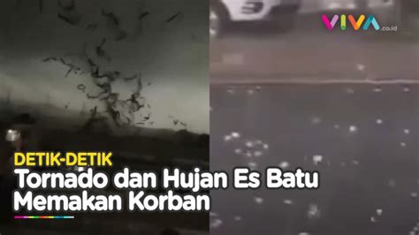 Video Horor Tornado Disertai Hujan Es Hantam Tiongkok Vlix Id