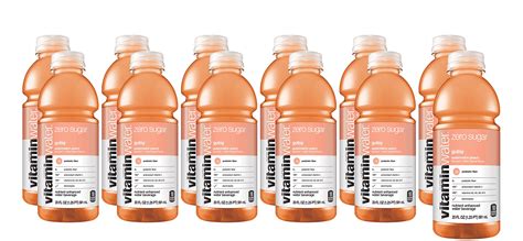 Vitamin Water Zero Sugar Gutsy Watermelon Peach Oz Bottles Pack