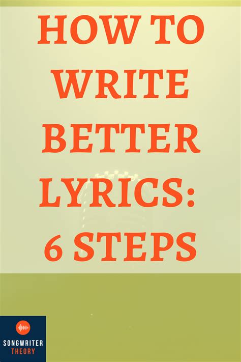 Lyric Writing Checklist - Forward 9 | Writing lyrics, Songwriting ...