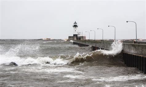 Reminisce Images by Stefanie: Waves Crashing on Lighthouse