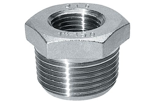 Nascent Silver Stainless Steel Socket Weld Coup Bushing Fitting 304h Size 3 For Hydraulic