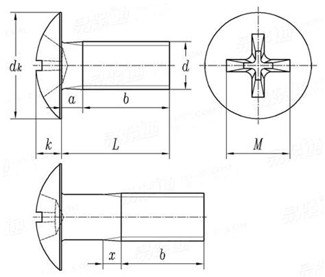 JIS B 1111 A4 1996Cross Recessed Mushroom Head Screws