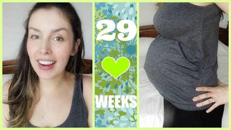 29 WEEK PREGNANCY VLOG BELLY Vlogmas 11 2013 YouTube