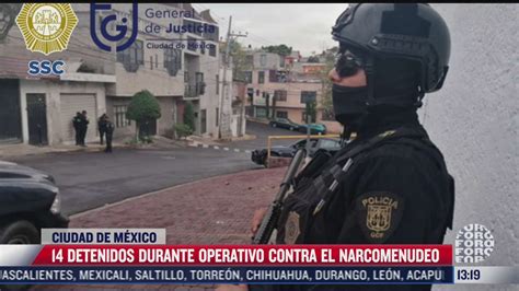 14 Detenidos Durante Operativo Contra Narcomenudeo En Cdmx Noticieros