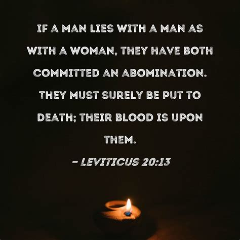 Leviticus 20 13