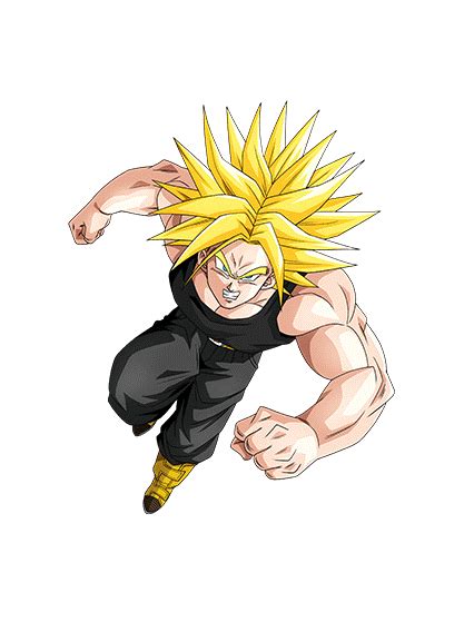 Super Saiyan Grade 2 Future Trunks Dokkan Render 3 By Princeofdbzgames