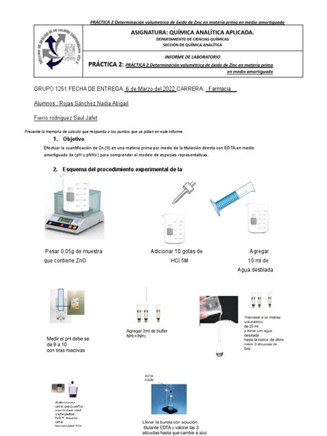 Reporte 3 Pdf Valoración Química