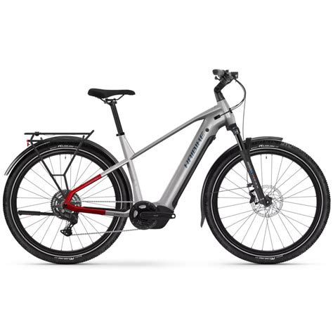 Haibike Trekking High Electric Trek Bike Soft Grey