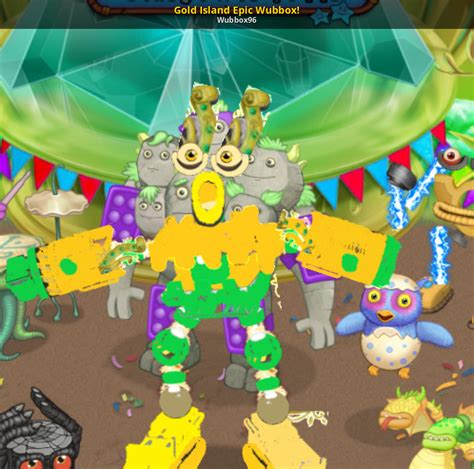 Gold Island Epic Wubbox My Singing Monsters Mods