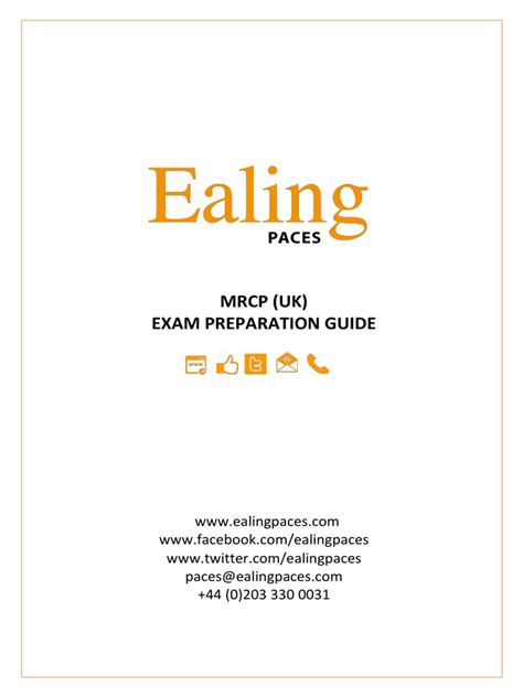 Ealing Paces Revision Guide Download Free Pdf Respiratory Diseases