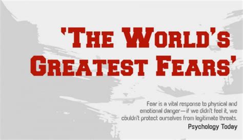 Infographic The Worlds Greatest Fears