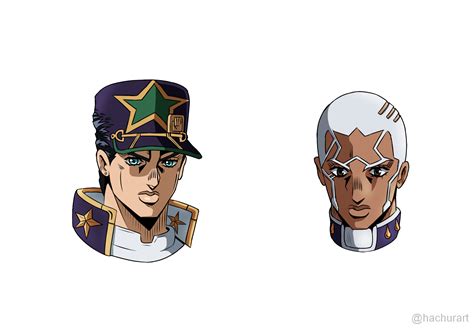 [Fanart] Jotaro and Pucci in anime style : r/StardustCrusaders