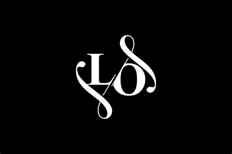 Lo Monogram Logo Design V6 Graphic By Greenlines Studios · Creative Fabrica