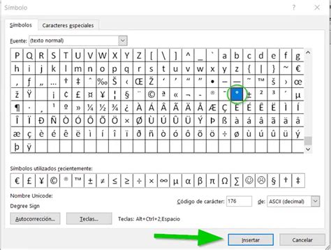 Simbolo De Grados En El Teclado