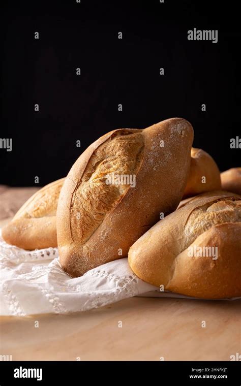 Bolillo Traditional Mexican Bakery White Bread Commonly Used To