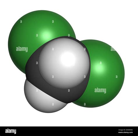 Dichloromethane CH2Cl2 Methylene Chloride DCM Molecule Chemical