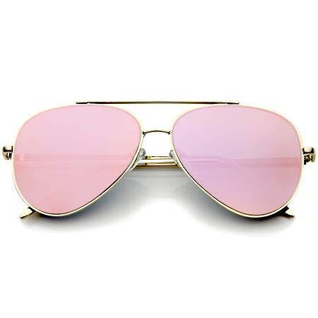 Mirrored Aviator Sunglasses - TopSunglasses.net