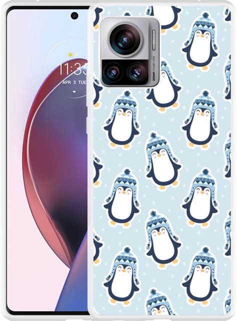 Cazy Hoesje Geschikt Voor Motorola Edge Ultra Pinguins Bol