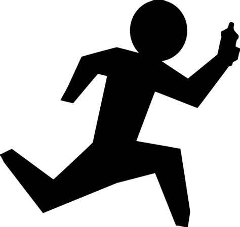 SVG Man Running Woman Free SVG Image Icon SVG Silh