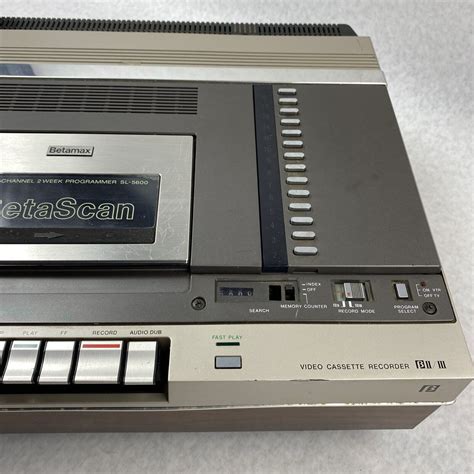 Vintage Sony Sl 5600 Betamax Vcr Video Cassette Recorder Ebay