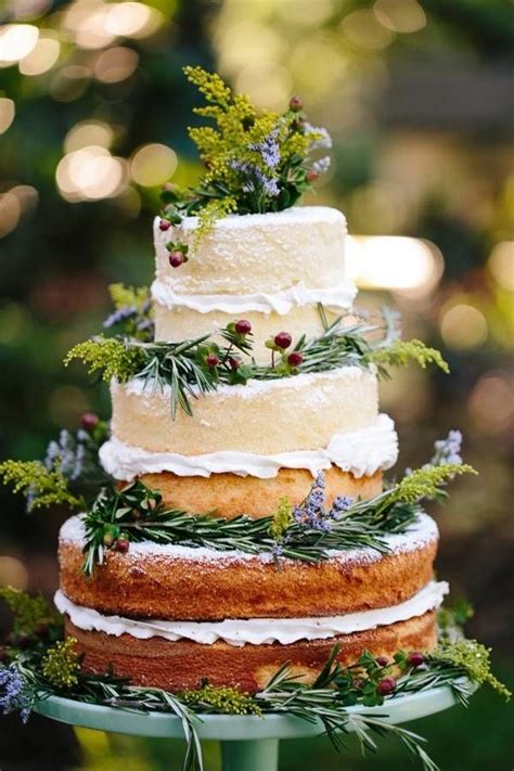 Colorful Herbs Are A Beautiful Way To Decorate Your Wedding Desserts