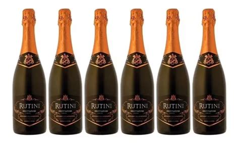 Champagne Rutini Brut Nature 750 Ml Caja X6 Envío gratis