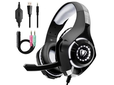 Beexcellent Gaming Headset For Ps4 Xbox One Pc Nintendo Switch Audio