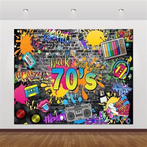 Amazon S Backdrop For Parties Hip Hop Rock Music Disco Birthday