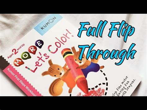 Kumon More Let S Color Flip Through Youtube