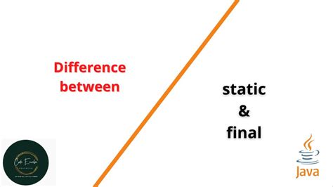 Difference Between Static And Final Keyword In Java Static Vs Final