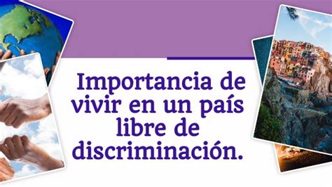 LIBRE DE DISCRIMINACION