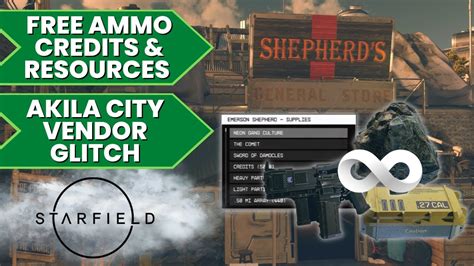 Akila City Infinite Ammo Credits Resources Glitch Starfield YouTube