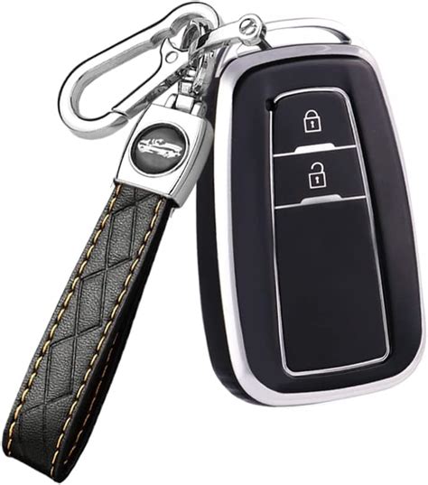 Happyit Zinc Alloy Carbon Fiber Car Key Cases Cover Shell For Toyota