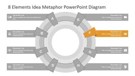 8 Elements Idea Metaphor Powerpoint Diagram Slidemodel