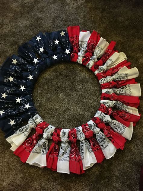 How To Make A Perfectly Patriotic American Flag Wreath Artofit