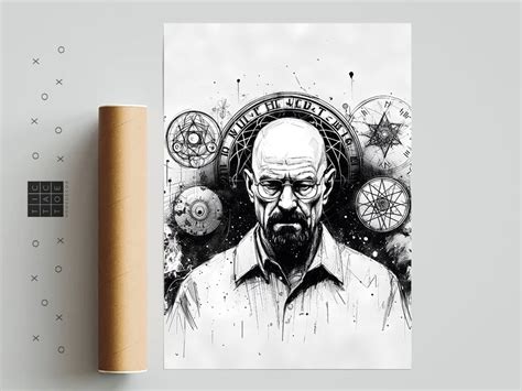 Poster Breaking Bad Walter White Heisenberg A3 Mov204