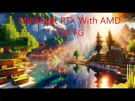 RTX 3070 Ti OC With AMD FSR FG Boosting Frames In Minecraft SEUS PTGI