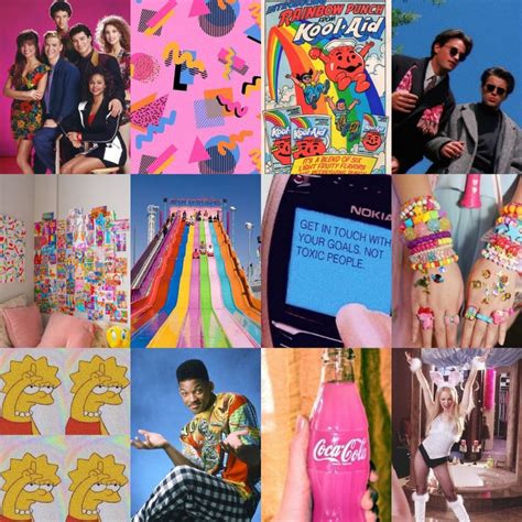 90s Aesthetic Collage Kit Y2K Aesthetic Wall Collage Y2k - Etsy