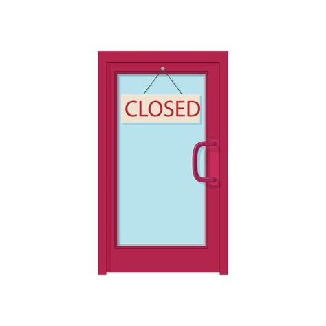 door closed vector art icons  graphics