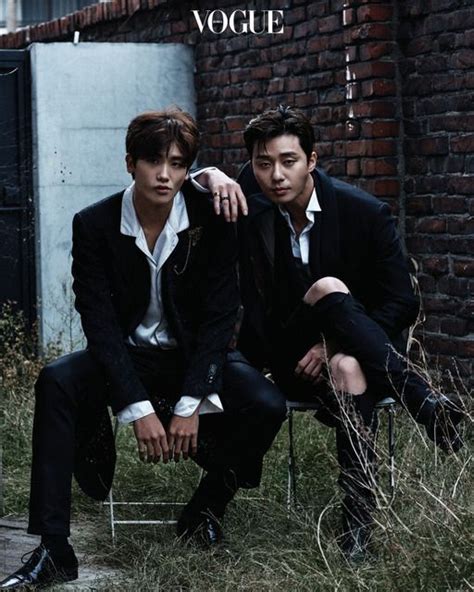 Park Seo Joon And Park Hyung Sik For December Vogue Couch Kimchi