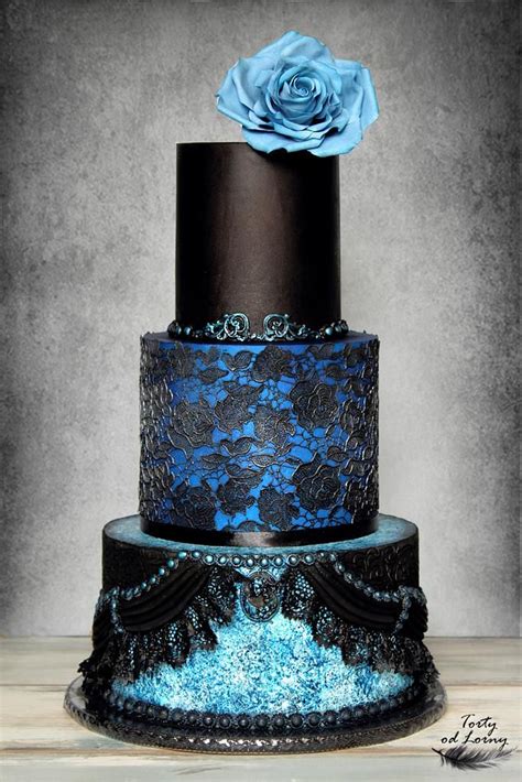 Elegant Halloween Wedding Cakes Dacia Lafferty