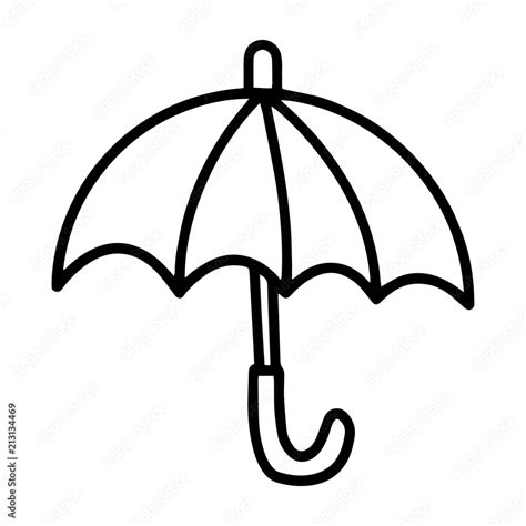 Closed Umbrella Cartoon